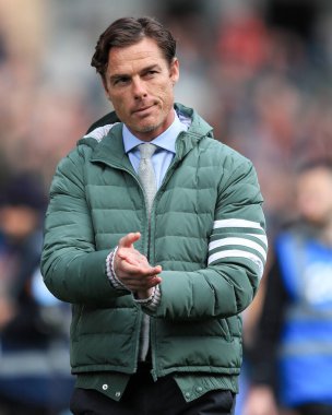 Burnley 'nin Scott Parker teknik direktörü Burnley, Sheffield United' a karşı Turf Moor, Burnley, İngiltere 'de 21 Nisan 2025' te oynanan maçta.