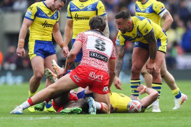 Warrington Wolves takımından Lachlan Fitzgibbon 19 Nisan 2025 'te Leigh Spor Köyü' nde oynanan 8. Betfred Süper Lig karşılaşmasında sakatlandı.