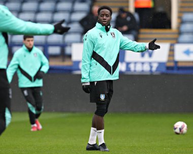 Sheffield 'li Djeidi Gassama, Çarşamba günü Sheffield Çarşamba günü Hillsborough, Sheffield, Birleşik Krallık' ta Middlesbrough 'a karşı, 21 Nisan 2025' te oynanacak Gökyüzü İddia Şampiyonası maçından önce