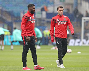 Middlesbrough Futbol Kulübü 'nden Jonny Howson Sky Bet Şampiyonası maçından önce Sheffield Wednesday, Middlesbrough' a karşı Hillsborough, Sheffield, İngiltere, 21 Nisan 2025