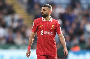 Liverpool 'dan Mohamed Salah Premier League maçı sırasında Leicester City Liverpool' a karşı King Power Stadyumu, Leicester, İngiltere, 20 Nisan 2025
