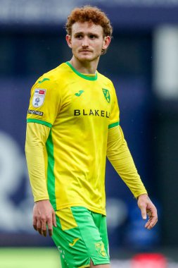 Norwich City 'den Josh Sargent, 21 Nisan 2025' te İngiltere 'nin The Den şehrinde oynanan Gökyüzü İddia Şampiyonası maçına bakıyor.