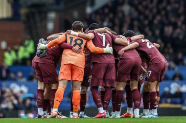 Manchester City, 19 Nisan 2025 'te Goodison Park, Liverpool' da oynanan Premier League maçında Everton 'a karşı Manchester City maçında bir araya geldi.