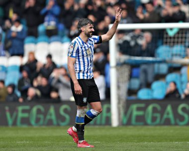 Sheffield 'li Callum Paterson, 21 Nisan 2025' te Sheffield Wednesday, Hillsborough, Sheffield 'da Middlesbrough' a karşı oynanan Gökyüzü İddia Şampiyonası maçından sonra Çarşamba günü