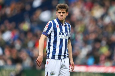 West Bromwich Albion takımının Tom Fellows maçı sırasında West Bromwich Albion - Derby County maçı, The Hawthorns, West Bromwich, İngiltere, 21 Nisan 2025