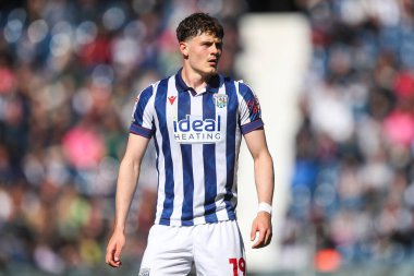 West Bromwich Albion 'dan Lankshear, West Bromwich Albion' a karşı Derby County, West Bromwich, İngiltere, 21 Nisan 2025