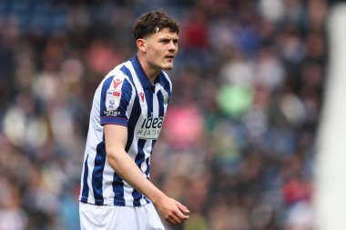 West Bromwich Albion 'dan Lankshear, West Bromwich Albion' a karşı Derby County, West Bromwich, İngiltere, 21 Nisan 2025