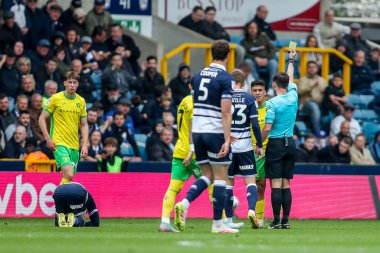 Norwich City 'den Marcelino Nunez, 21 Nisan 2025' te The Den, Londra 'da oynanan Sky Bet Şampiyonası maçında sarı kart aldı.