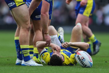 Warrington Wolves takımından Josh Thewlis, 19 Nisan 2025 'te Leigh Spor Köyü' nde oynanan Betfred Süper Lig 8. Raundunda sakatlandı.