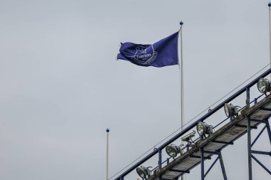 Goodison Park 'ın Premier Lig maçındaki genel görüntüsü Everton Manchester City ile Goodison Park, Liverpool, İngiltere, 19 Nisan 2025