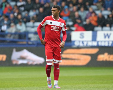 Middlesbrough Futbol Kulübü 'nden Morgan Whittaker 21 Nisan 2025' te İngiltere 'nin başkenti Sheffield' da Çarşamba günü Middlesbrough 'a karşı oynanan Gökyüzü İddia Şampiyonası maçında