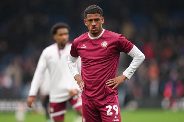 Bristol City 'den Marcus McGuane, 21 Nisan 2025' te Luton Town, Bristol City 'ye karşı Bristol City' de oynanacak Sky Bet Şampiyonası öncesinde.