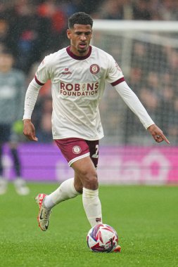 Bristol City 'den Marcus McGuane 21 Nisan 2025' te Luton Town - Bristol City maçı sırasında İngiltere 'nin başkenti Luton' da oynanacak.