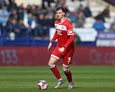 Middlesbrough Futbol Kulübü 'nden Rav Van Den Berg, 21 Nisan 2025, Hillsborough, Sheffield, İngiltere' de Çarşamba günü Sheffield-Middlesbrough maçında