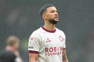 Bristol City 'den Nahki Wells, 21 Nisan 2025 tarihinde Luton Town - Bristol City maçı sırasında İngiltere' nin başkenti Luton 'da oynanmıştır.