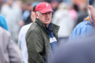 20 Nisan 2025 'te King Power Stadyumu' nda oynanan Premier League maçı sırasında taraftarlar King Power Stadyumu 'na geldi.