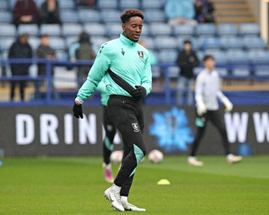 Sheffield 'li Jamal Lowe, Çarşamba günü Sheffield' a karşı 21 Nisan 2025 'te Hillsborough, Sheffield, İngiltere' de oynanan Çarşamba günkü Gökyüzü İddia Şampiyonası maçından önce.