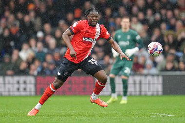 Luton Town 'dan Teden Mengi, 21 Nisan 2025' te Luton Town - Bristol City maçında Kenilworth Road, Luton, İngiltere