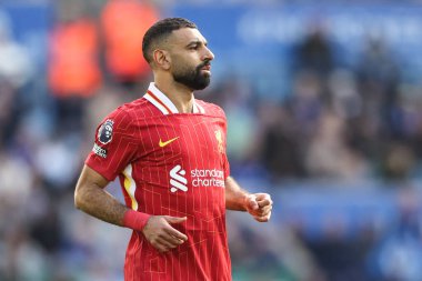 Liverpool 'dan Mohamed Salah Premier League maçı sırasında Leicester City Liverpool' a karşı King Power Stadyumu, Leicester, İngiltere, 20 Nisan 2025