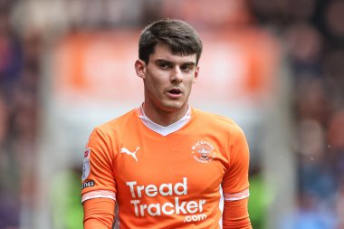 Blackpool 'dan Rob Apter 21 Nisan 2025' te Bloomfield Road, Blackpool 'da oynanan Blackpool vs Wrexham maçında