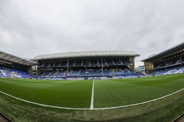 Goodison Park 'ın, Premier Lig karşılaşması öncesinde Everton' a karşı Manchester City 'nin Goodison Park, Liverpool, İngiltere' de 19 Nisan 2025