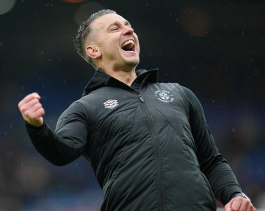 Luton Town 'un teknik direktörü, 21 Nisan 2025' te Luton Town - Bristol City maçından sonra Luton Town - Kenilworth Road, Luton, İngiltere