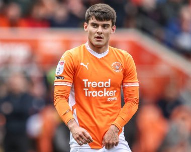 Blackpool 'dan Rob Apter 21 Nisan 2025' te Bloomfield Road, Blackpool 'da oynanan Blackpool vs Wrexham maçında