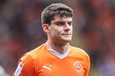 Blackpool 'dan Rob Apter 21 Nisan 2025' te Bloomfield Road, Blackpool 'da oynanan Blackpool vs Wrexham maçında