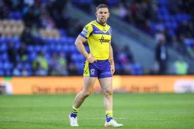 Warrington Wolves 'tan Matt Dufty, 9. Betfred Süper Lig karşılaşmasında Warrington Wolves St. Helens' e karşı Halliwell Jones Stadyumu, Warrington, Birleşik Krallık, 24 Nisan 2025