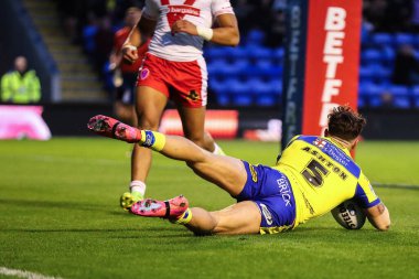 Warrington Wolves takımından Matty Ashton 24 Nisan 2025 'te Warrington Jones Stadyumu' nda oynanan 9. Betfred Süper Lig karşılaşmasında skoru 14-4 'e çıkardı.