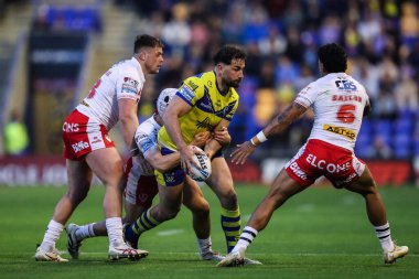Warrington Wolves 'un Toby King' i, 24 Nisan 2025 'te Halliwell Jones Stadyumu' nda oynanan 9.