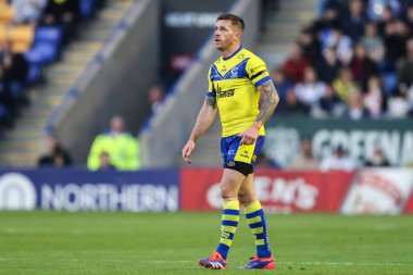 Warrington Wolves 'tan Marc Sneyd, Betfred Süper Lig 9. Maçı sırasında Warrington Wolves St. Helens' e karşı Halliwell Jones Stadyumu, Warrington, Birleşik Krallık, 24 Nisan 2025