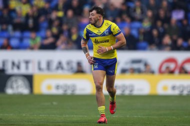 Warrington Wolves takımından Matty Ashton, 9. Betfred Süper Lig karşılaşmasında Warrington Wolves St. Helens 'e karşı Halliwell Jones Stadyumu, Warrington, Birleşik Krallık, 24 Nisan 2025