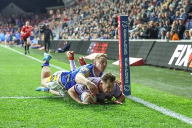 Hull KR 'dan Jack Broadbent, 25 Nisan 2025' te Headingley Stadyumu 'nda oynanan Betfred Süper Lig 9.