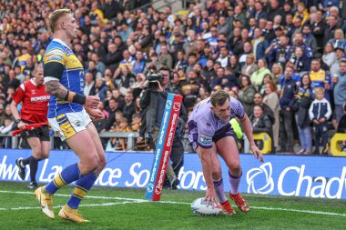 Hull KR 'dan Jack Broadbent, 25 Nisan 2025' te Headingley Stadyumu 'nda oynanan Betfred Süper Lig 9.