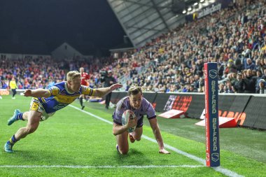 Hull KR 'dan Jack Broadbent, 25 Nisan 2025' te Headingley Stadyumu 'nda oynanan Betfred Süper Lig 9.