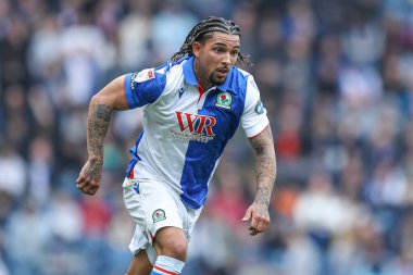 Blackburn Rovers takımından Tyrhys Dolan, Blackburn Rovers maçında Blackburn Rovers 'a karşı, Ewood Park, Blackburn, Birleşik Krallık' ta, 26 Nisan 2025