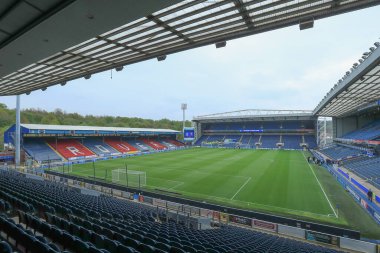 Ewood Park 'ın, 26 Nisan 2025' te İngiltere 'de Blackburn Park' ta Blackburn Rovers 'a karşı oynanan Sky Bet Şampiyonası öncesinde genel bir görüntüsü
