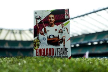 İngiltere 'den Zoe Aldcroft, 26 Nisan 2025' te İngiltere 'nin Twickenham, İngiltere' deki Allianz Stadyumu 'nda oynanan 2025 Guinness Kadınlar Altı Milletler maçı öncesinde maç programında yer aldı.