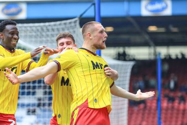 Watford 'dan Mattie Pollock, 26 Nisan 2025' te İngiltere 'nin Blackburn kentinde oynanan Blackburn Parkı' nda Blackburn Rovers 'a karşı oynanan Gökyüzü İddia Şampiyonası maçında golü 1-0 atmayı kutluyor.