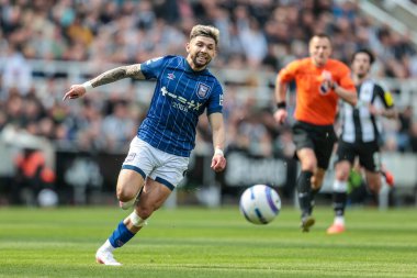 Ipswich Town 'dan Julio Enciso, 25 Nisan 2025' te İngiltere 'nin Newcastle kentindeki St. James' s Park 'ta oynanan Premier League karşılaşmasında Newcastle United ile Ipswich Town karşı karşıya geldi.