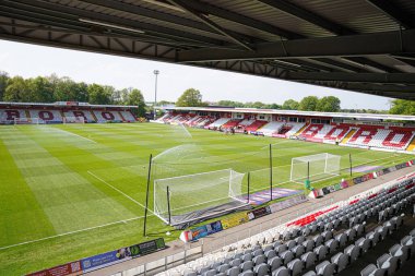 Lamex Stadyumu 'nda Stevenage-Rotherham United maçı sırasında Lamex Stevenage Stevenage Stevenage Stevenage, Birleşik Krallık' ın genel görünümü 27 Nisan 2025