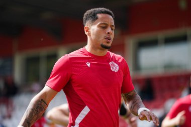 Stevenage takımından Jamie Reid 27 Nisan 2025 'te Stevenage - Rotherham United maçında Lamex Stevenage Stevenage, İngiltere' de karşılaşacak.