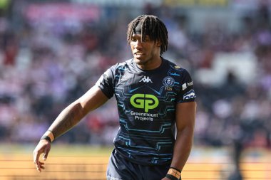 Wigan Warriors 'dan Junior Nsemba Betfred Süper Lig 9. Maçı sırasında Hull FC Wigan Warriors' a karşı MKM Stadyumu, Hull, Birleşik Krallık, 27 Nisan 2025