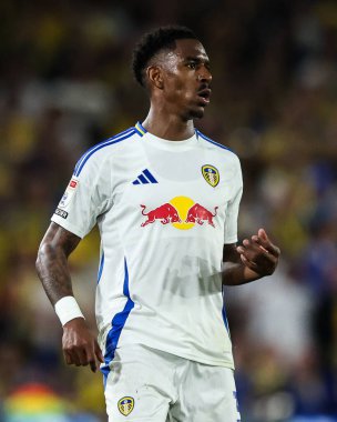Leeds United takımının Jnior Firpo 'su 28 Nisan 2025' te Leeds Road, Leeds, Birleşik Krallık 'ta Leeds United ile Bristol City maçında karşılaşacak.