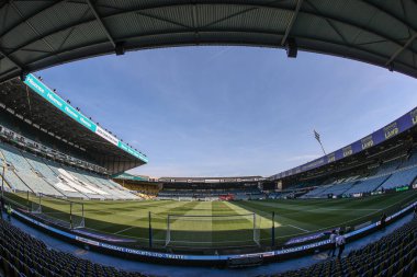 Elland Road 'un Gök Bahis Şampiyonası' ndaki genel görüntüsü Leeds United 'a karşı Bristol City, Elland Road, Leeds, Birleşik Krallık' ta 28 Nisan 2025