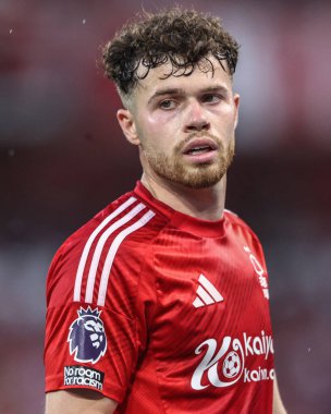 Nottingham Ormanı 'ndan Neco Williams Premier League maçı sırasında Nottingham Forest, Brentford' a karşı City Ground, Nottingham, İngiltere, 30 Nisan 2025