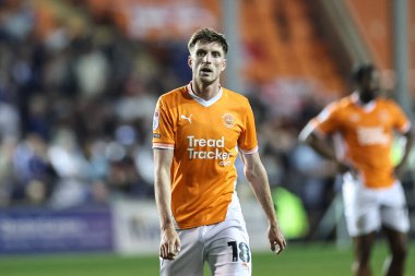 Blackpool 'dan Jake Beesley, Sky Bet Ligi 1 maçında Blackpool' a karşı Birmingham City, Bloomfield Road, Blackpool 'da, 30 Nisan 2025