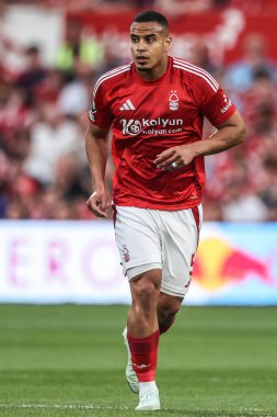 Nottingham Ormanı 'ndan Murillo Premier Lig maçı sırasında Nottingham Forest, Brentford' a karşı City Ground, Nottingham, İngiltere, 30 Nisan 2025