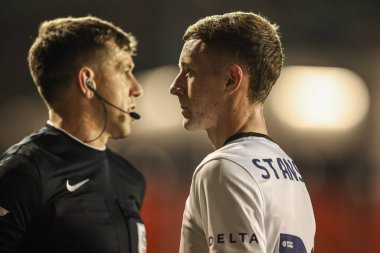 Birmingham City 'den Jay Stansfield Gökyüzü İddia Ligi 1 maçı sırasında Blackpool' a karşı Birmingham City, Bloomfield Road, Blackpool, Birleşik Krallık, 30 Nisan 2025